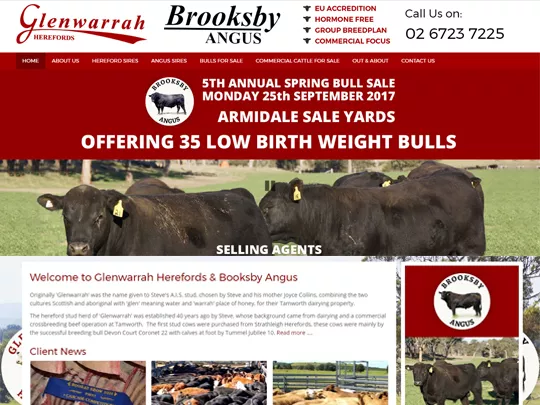 Glenwarrah Herefords & Booksby Angus