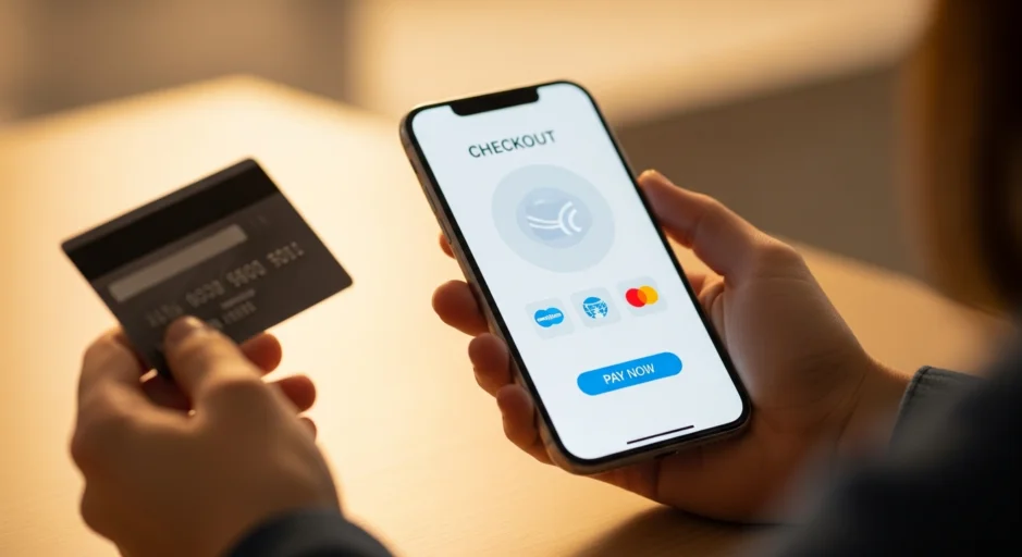 Customer completing payment for a WooCommerce order without payment using a phone
